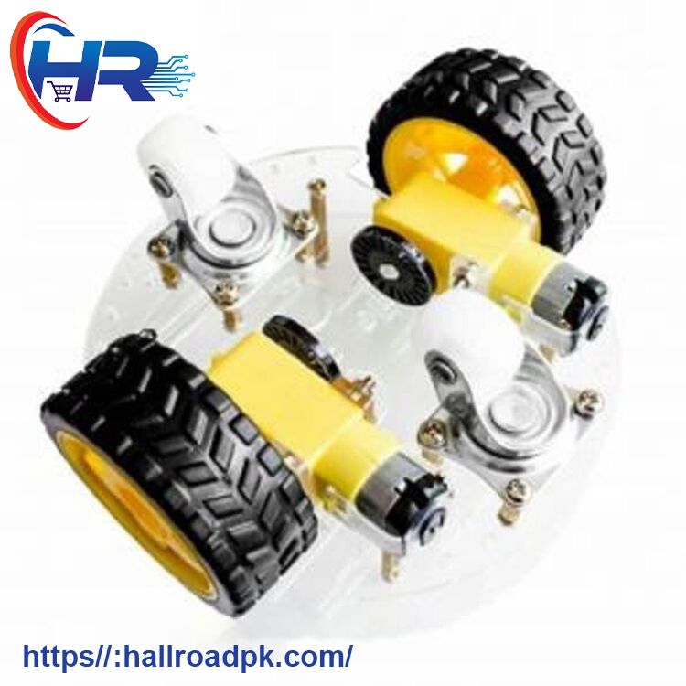 2 Wheel Round Self Balancing Robot Car Chassis Kit un-assembled,