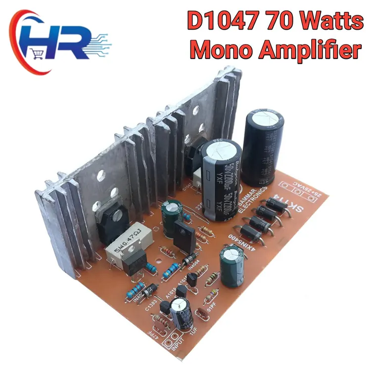 D1047-Audio-Mono-Transistor-Amplifier
